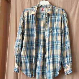 Women's Plaid Button-down